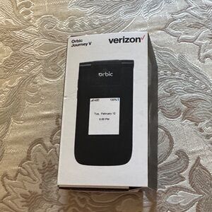 Orbic Journey V Black Flip Phone